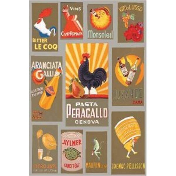 Safavieh 6 ft. x 9 ft. Medium Rectangle- Transitional Chelsea Mocha Hand Hooked Rug HK245D-6 - main